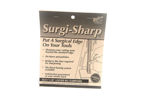 NEW Sharpening 1x30 Leather Honing Strop Belt Compound Included Surgi Sharp